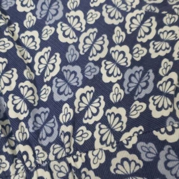 Vintage 90s Y2K Blue Butterfly Print Baby doll Mini Dress - Picture 8 of 14